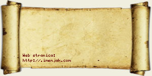 Janko Šaranac vizit kartica